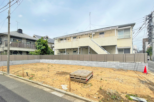 中野新橋5分、南西角地の限定一区画