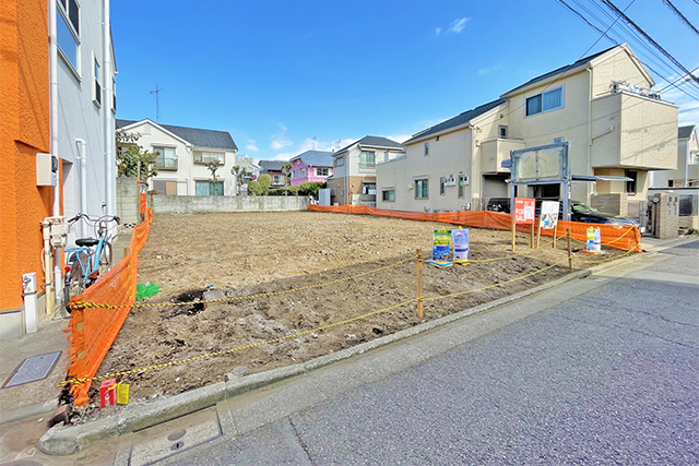 陽光溢れる南向き、陽当たり◎「西大井」の分譲地