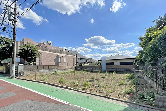 「八雲」に誕生したの間口7ｍ整形地