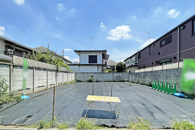 緑が多く落ち着いた住環境の「松庵」分譲地