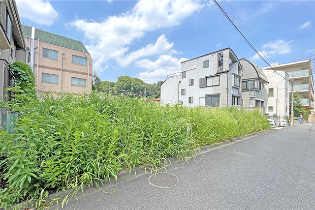 間口10m超！ゆとりのある「玉川台」の南東向き整形地