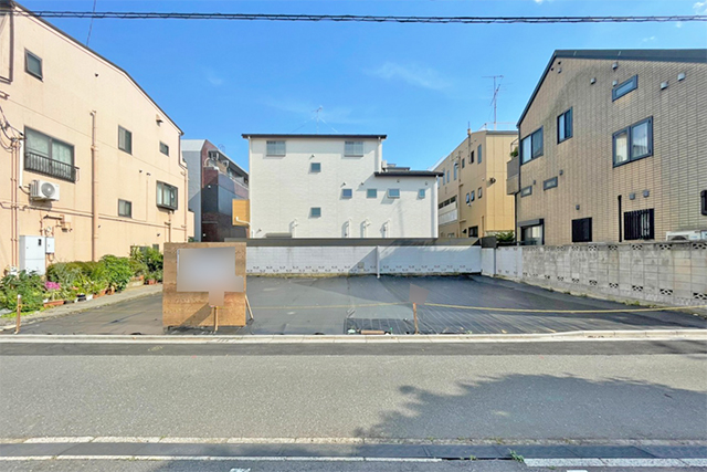 区画整備された「上野桜木」の分譲地