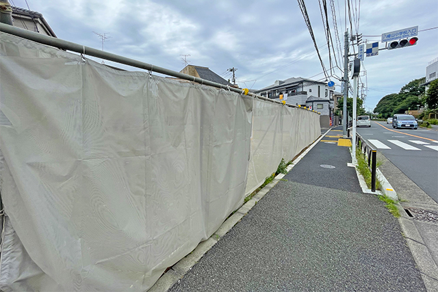 週末ドッグランができる「八幡山」の分譲地