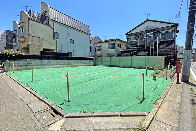 二世帯・賃貸併用住宅に◎「碑文谷」の46坪角地