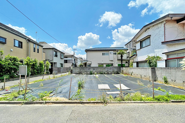 新井薬師前4分！駅近の北東角地