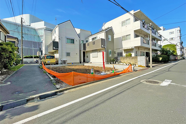 陽当り・開放感◎「江原町」の南西角地