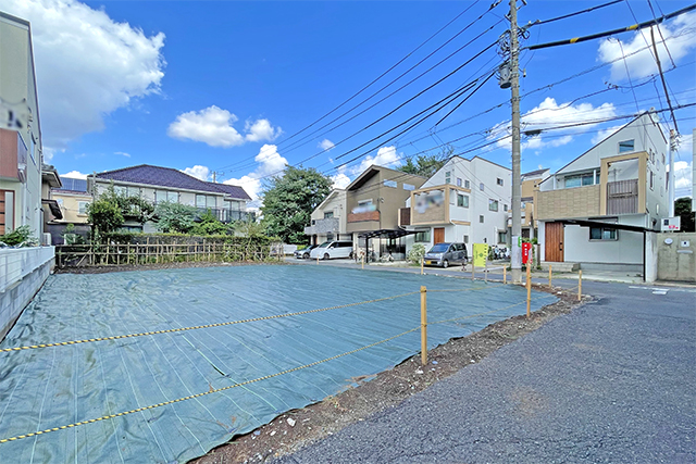 東向き整形地に8千万円台前半～2階建ての車庫付き3LDKを建てる