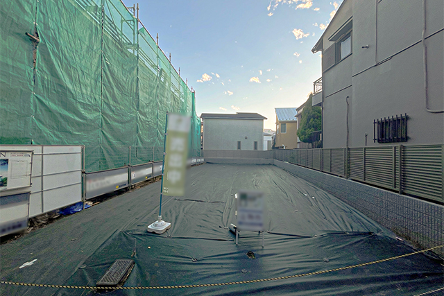 延床面積238㎡超の邸宅が実現可能な大型整形地