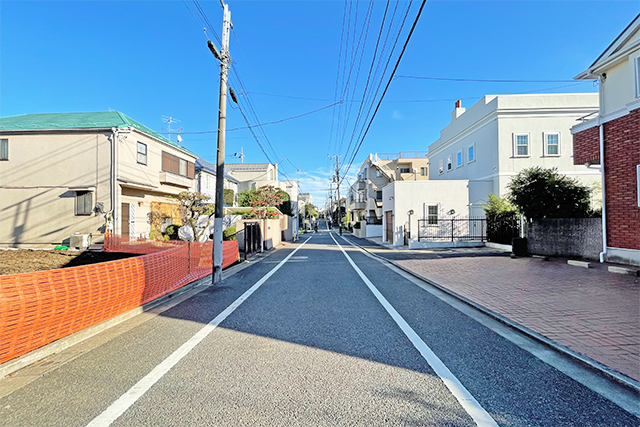 整った街並みが魅力の「下馬」に誕生した56坪限定一区画