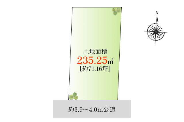 暮らしの質を高める、代田の静穏な邸宅地