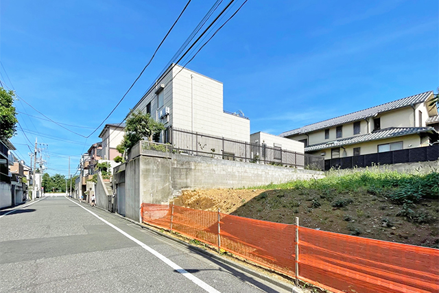 落ち着いた住環境が魅力「久が原」の整形地