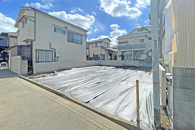回遊動線の間取りでストレスフリーな生活を。「下北沢」の34坪整形地
