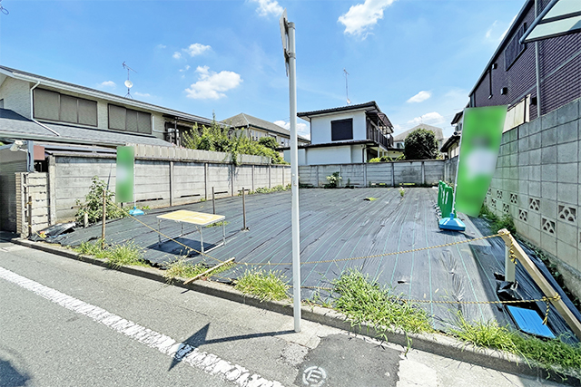 住環境が充実！松庵の整形地