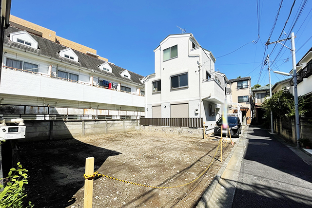 生活利便性が魅力！「東雪谷」南東向き整形地