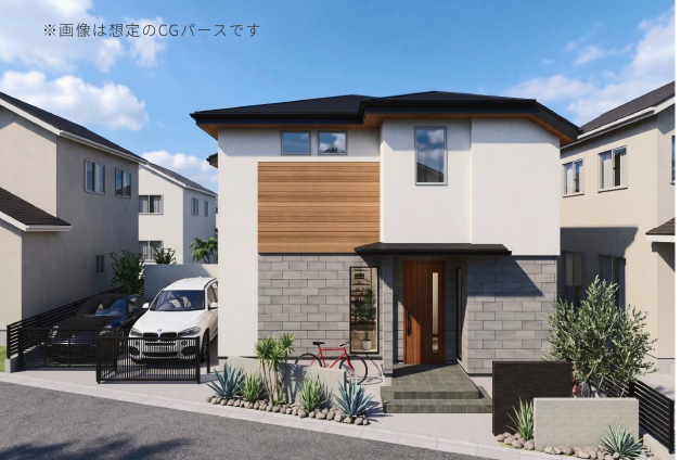 成城8丁目｜間口約16mの開放空間。参考プランあり。