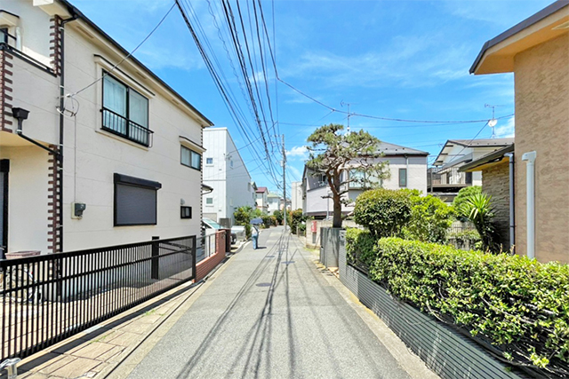 駅徒歩4分！坪単価251万円、間口16ｍの東向き整形地