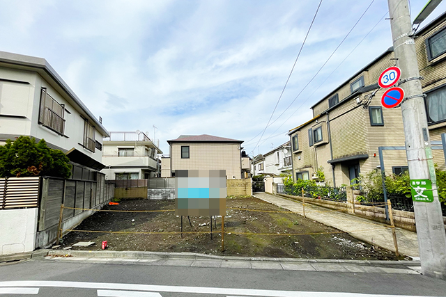 【下馬　土地】南西向きで陽当り風通し良好！