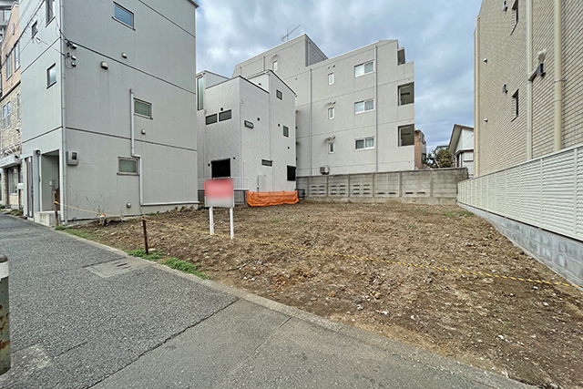 抜群の開放感！つい散歩したくなる街「上野毛」の大型整形地
