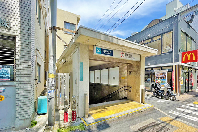 オフィス街へのアクセス良好な中野の整形地