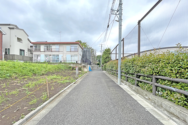 低層地域の閑静な住宅街「清水」の51坪整形地