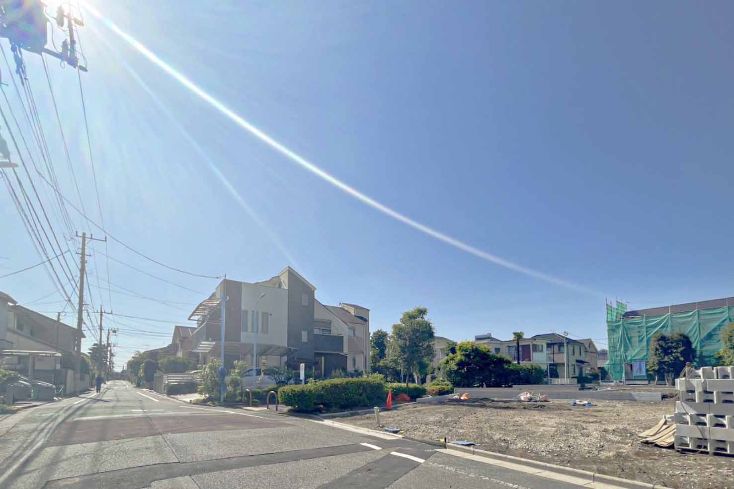 前面道路幅員8.1m！小中学校が徒歩5分圏内、お子様も安心・安全な好立地