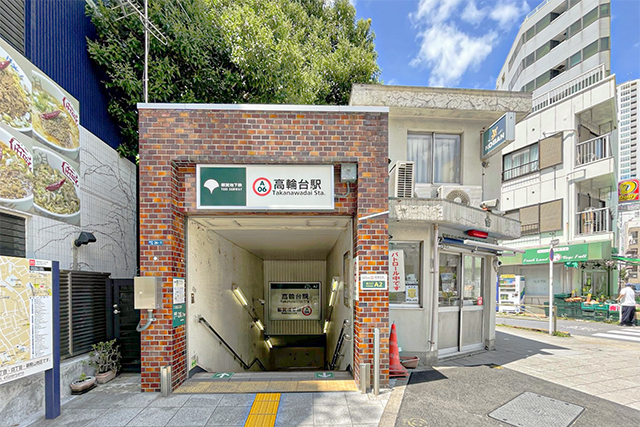 港区内に位置する86㎡の限定一区画。駅から徒歩2分という立地が魅力