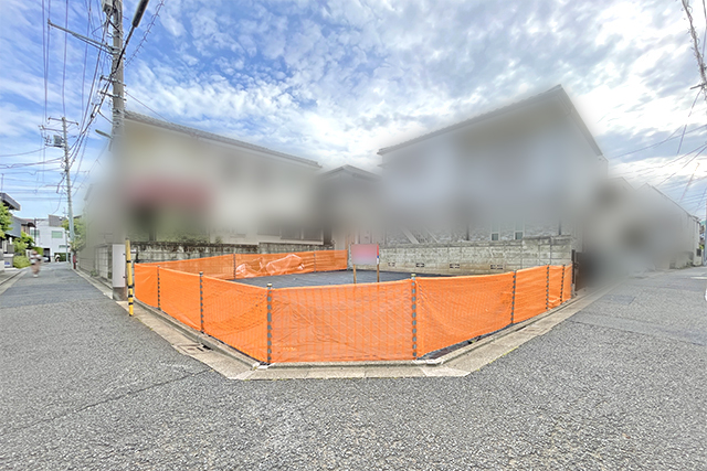 陽当たりの良い北東角地！「下目黒」限定一区画