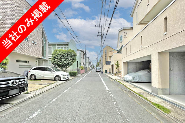 「柿の木坂」の40坪角地に二世帯住宅を