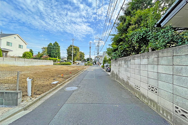 車庫2台、主寝室9帖の3LDKプランあり！間口9mの整形地