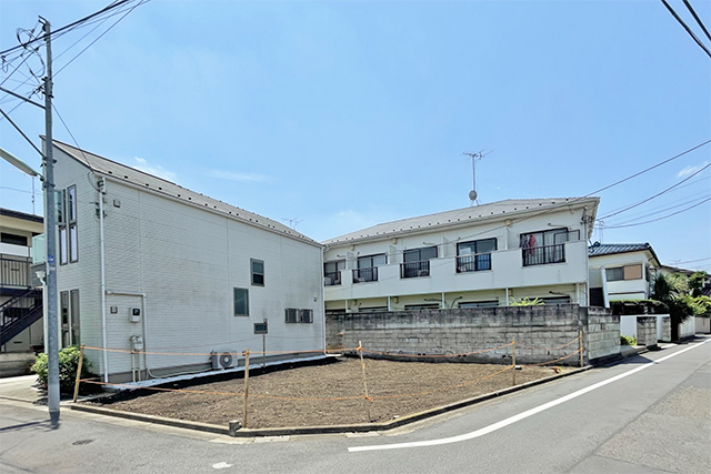 荻窪10分、北東角地に面した限定一区画