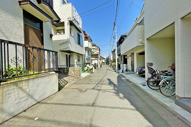交通利便性◎「大井」の東向き整形地