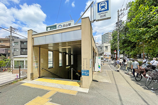 利便性が確保できる駅徒歩7分の角地