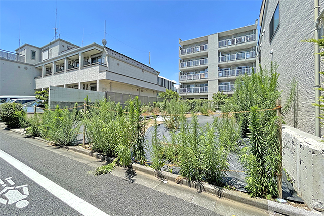 南東向き×間口7m超！開放感◎「中央町」の整形地