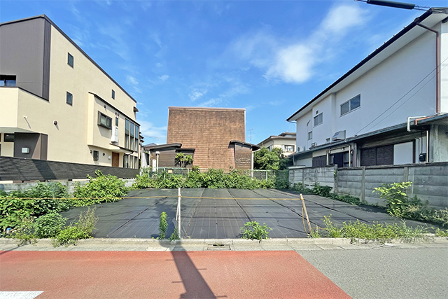 間口12ｍ、約46坪「下北沢」の整形地