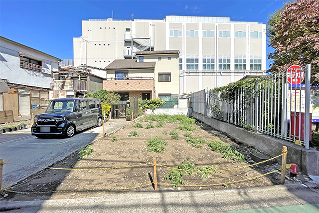 南向き、前面道路7mで開放感に優れた整形地