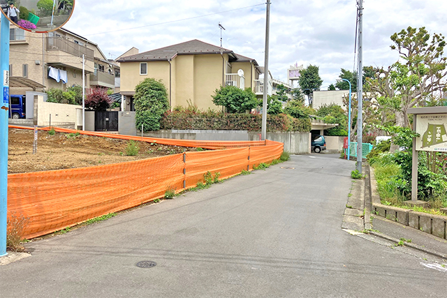 1階でも明るい居住空間が叶う！「松ノ木」の南東角地