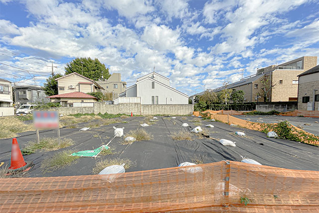 間口の広い整形地、広い駐車場も確保できる理想の住宅が叶います！