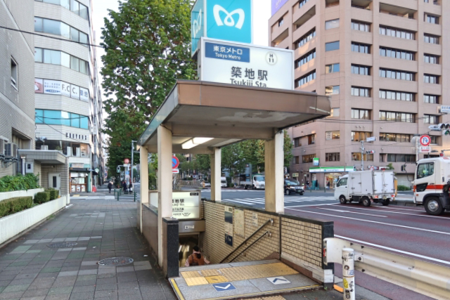 2駅2路線が3分！築地エリアの収益用地